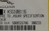 Genuine Jaguar O-Ring Part Number - KSG108116