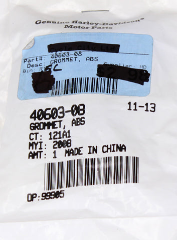 Harley-Davidson Grommet Part Number - 40603-08