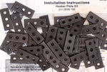 Three Hole Hooker Plate Kit Part Number - 0636-154 For Arctic Cat