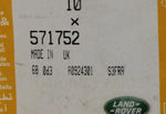 Genuine Land Rover Gasket, Rear Axle Part Number - 571752
