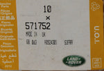 Genuine Land Rover Gasket, Rear Axle Part Number - 571752