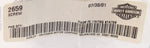 Genuine Harley-Davidson Screw Part Number - 2659 (Pack of 2)