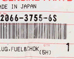 Genuine Kawasaki Fuel, Choke Line Plug Part Number - 92066-3755-6s