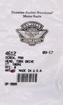Genuine Harley-Davidson Pan Head Screw Part Number - 4612