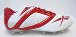 Reebok NFL Pro All Out Speed Low M2 Red and White Football Cleats - Size 13