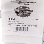Genuine Harley-Davidson Hex Socket Head Cap Screw Part Number - 3384
