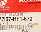 Genuine Honda Seat Mounting Rubber Part Number - 77107-HF1-670