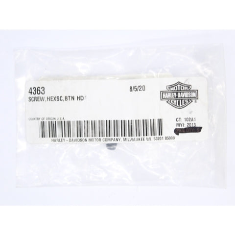 Harley-Davidson Hex Socket Screw Part Number - 4363