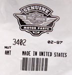 Genuine Harley-Davidson Nut Part Number - 3402