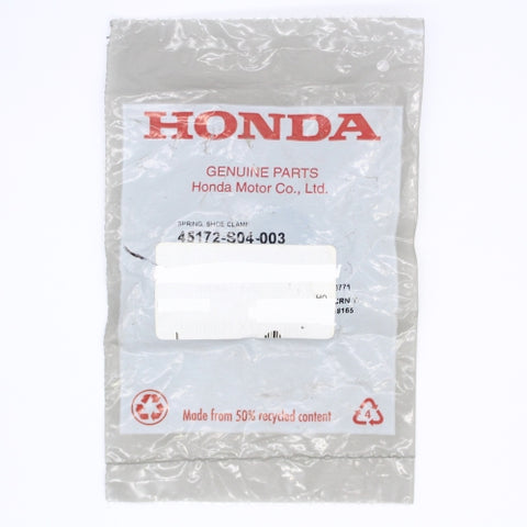 Honda Spring, Shoe Clamp Part Number - 45172-S04-003