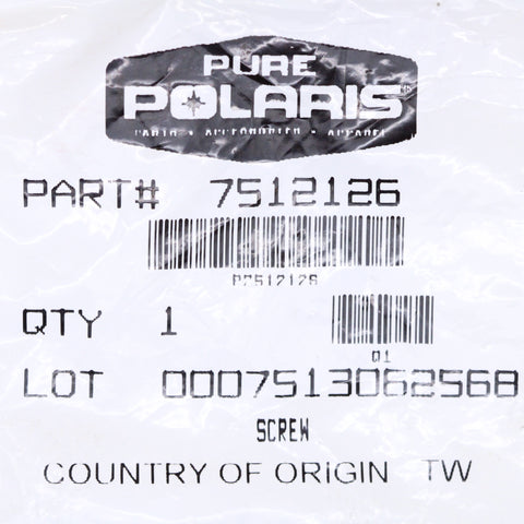 Pure Polaris Screw (PACK of 2) PN 7512126