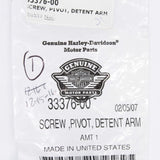 Harley-Davidson Pivot Detent Arm Screw Part Number - 33376-00