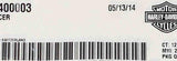 Genuine Harley-Davidson Spacer Part Number - 12400003