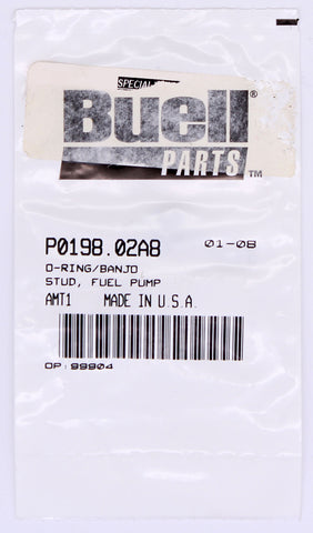 Buell Banjo Stud Fuel O-Ring (Pack Of 2) Part Number - P0198.02A8