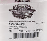 Genuine Harley-Davidson Washer, Rocker Arm Shaft Part Number - 17450-73