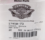 Genuine Harley-Davidson Washer, Rocker Arm Shaft Part Number - 17450-73