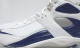 Nike Zoom White and Blue Football Cleats - Size 16