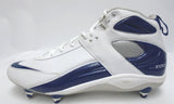 Nike Zoom White and Blue Football Cleats - Size 16