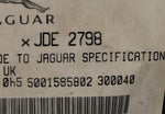 Jaguar Bolt Part Number - JDE2798