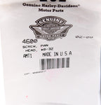 Genuine Harley-Davidson Screw, Pan Head Part Number - 4600