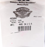 Genuine Harley-Davidson Screw, Pan Head Part Number - 4600