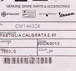 Pastiglia Calibrated Pad PN CM144328