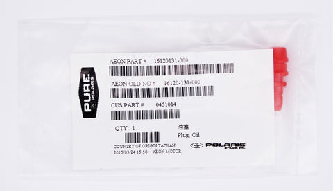 Polaris Oil Plug PN 0451014