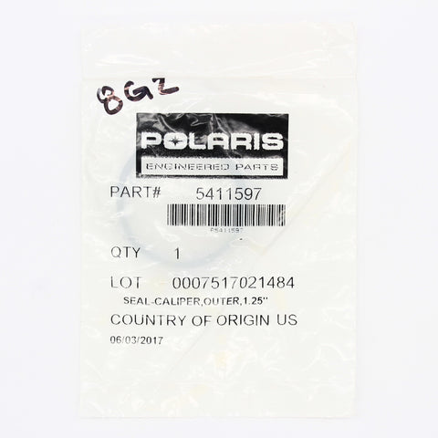 POLARIS PURE OEM NOS ATV OUTER CALIPER SEAL 1.25" 5411597
