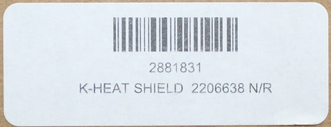 Polaris K-Heat Shield Kit 2206638 PN 2881831