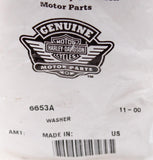 Genuine Harley-Davidson Washer Part Number - 6653A