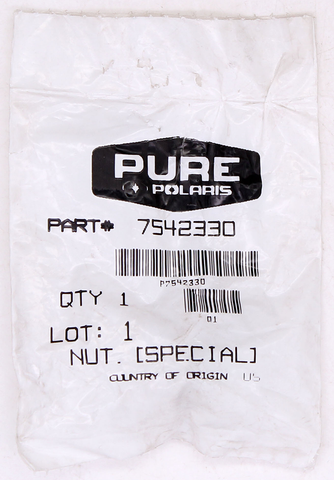 Genuine Polaris Special Nut Part Number - 7542330