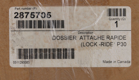 Backrest Part Number - 2875705 For Polaris