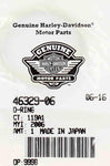 Genuine Harley-Davidson O-Ring Part Number - 46329-06