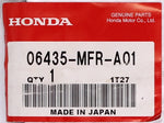 Genuine Honda Pad Set Part Number - 06435-MFR-A01