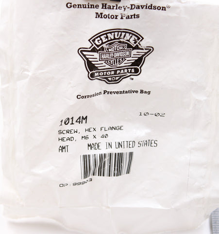 Genuine Harley-Davidson Hex Flange Head Part Number - 1014M