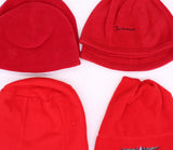 Red Fleece Hats - Junior (Pack of 6)