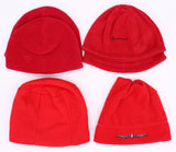 Red Fleece Hats - Junior (Pack of 6)