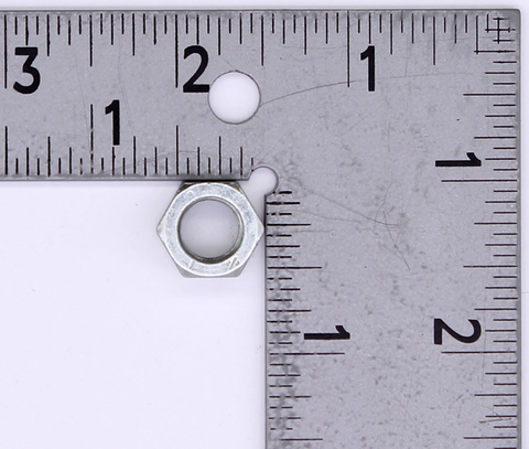 Nut (3/8-24) Hex Part Number - 7861 For Harley-Davidson