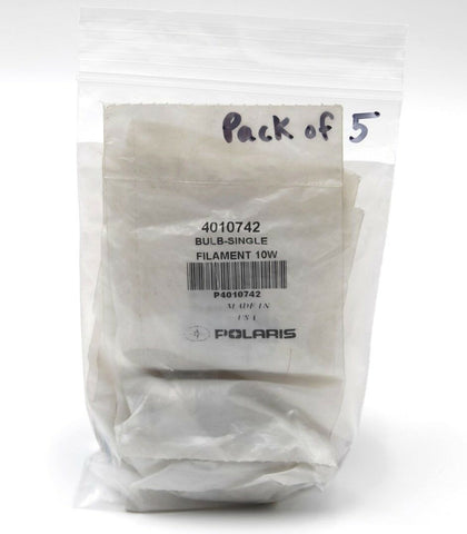 Polaris Single Filament 10W Bulb Part Number - 4010742 (Pack Of 5)