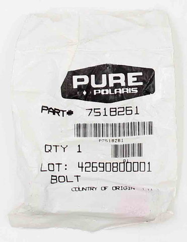 Genuine Polaris Cap Screw Part Number - 7518261