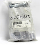 1" Smooth Risers 4" Chr Part Number - 0602-0483 For Harley-Davidson