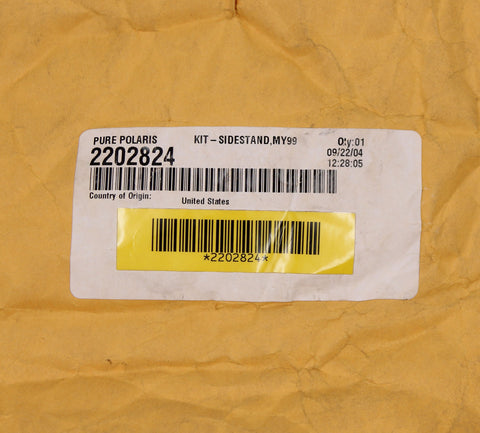 Polaris MY99 Side Stand Kit PN 2202824