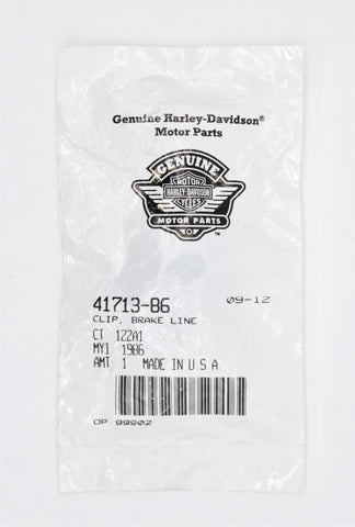 Brake Line Clip Part Number - 41713-86 For Harley-Davidson