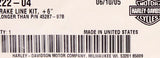 Genuine Harley-Davidson SS Brake Line Kit, +6" Part Number - 45222-04
