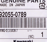 Genuine Kawasaki O-Ring Part Number - 92055-0789