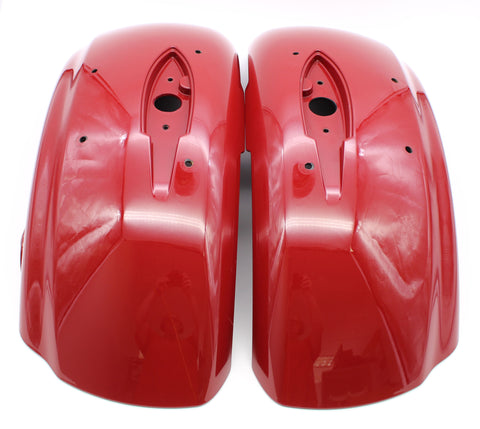 Red Saddlebag Lids Part Number - 5450214-639