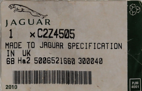 Genuine Jaguar Screw Part Number - C2Z4505
