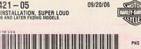 Genuine Harley-Davidson Super Loud Installation Kit Part Number - 69421-05
