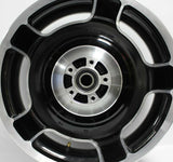 16X5 Rear Solid Wheel Black - Part Number - 41288-09 For Harley-Davidson