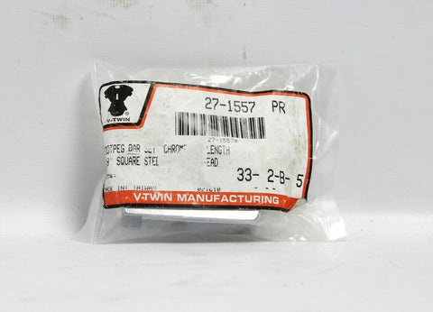 V-Twin Footpeg Bar Set, Chrome Part Number - 27-1557 For Harley-Davidson